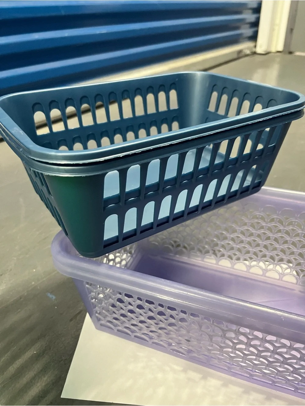 Mixed Set of Plastic Baskets